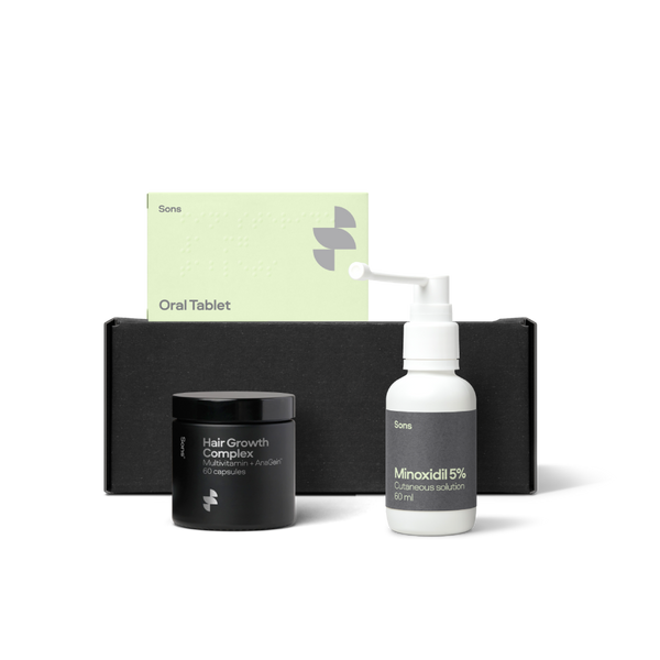 Full Works Hair Regrowth Plan for Men Sons UK